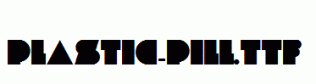 PLASTIC-PILL.ttf