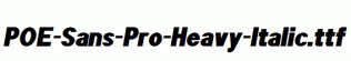 POE-Sans-Pro-Heavy-Italic.ttf