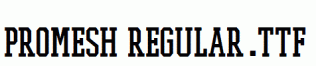 PROMESH-Regular.ttf