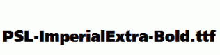 PSL-ImperialExtra-Bold.ttf