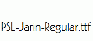 PSL-Jarin-Regular.ttf