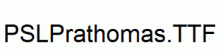 PSLPrathomas.ttf