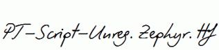 PT-Script-Unreg.Zephyr.ttf