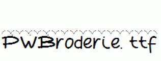 PWBroderie.ttf
