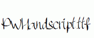 PWHandscript.ttf