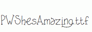 PWShesAmazing.ttf