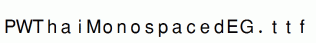 PWThaiMonospacedEG.ttf