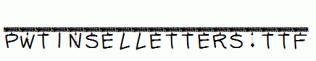 PWTinselLetters.ttf
