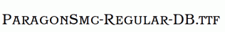 ParagonSmc-Regular-DB.ttf