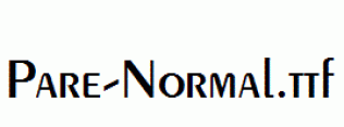 Pare-Normal.ttf