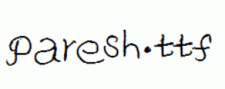 Paresh.ttf