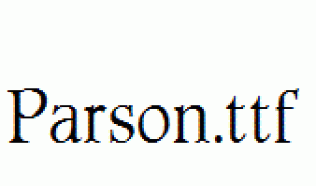 Parson.ttf