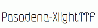 Pasadena-Xlight.ttf