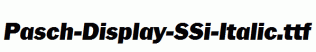 Pasch-Display-SSi-Italic.ttf