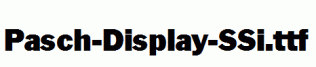 Pasch-Display-SSi.ttf