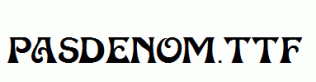 Pasdenom.ttf