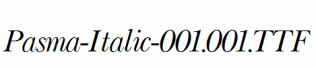 Pasma-Italic-001.001.ttf