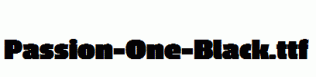 Passion-One-Black.ttf