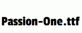 Passion-One.ttf