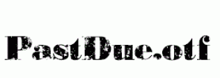 PastDue.otf