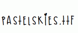 PastelSkies.ttf