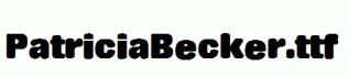 PatriciaBecker.ttf