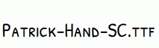 Patrick-Hand-SC.ttf