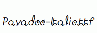 Pavadee-Italic.ttf