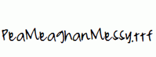 PeaMeaghanMessy.ttf