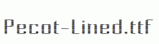 Pecot-Lined.ttf