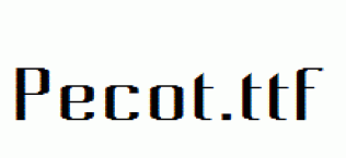 Pecot.ttf