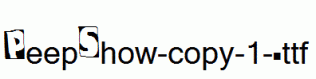 PeepShow-copy-1-.ttf