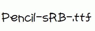 Pencil-sRB-.ttf