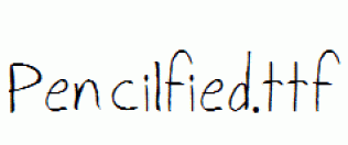 Pencilfied.ttf