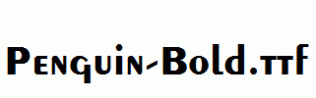 Penguin-Bold.ttf