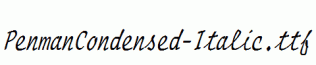 PenmanCondensed-Italic.ttf