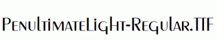 PenultimateLight-Regular.ttf