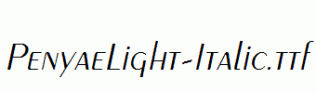PenyaeLight-Italic.ttf