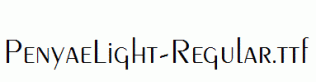 PenyaeLight-Regular.ttf
