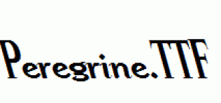 Peregrine.ttf