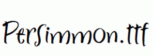 Persimmon.ttf