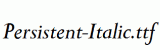 Persistent-Italic.ttf