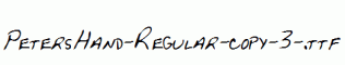 PetersHand-Regular-copy-3-.ttf