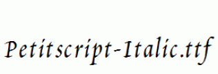 Petitscript-Italic.ttf