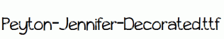 Peyton-Jennifer-Decorated.ttf