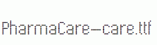 PharmaCare-care.ttf