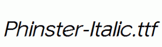 Phinster-Italic.ttf