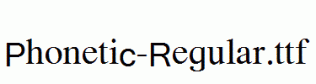 Phonetic-Regular.ttf