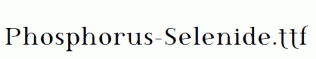 Phosphorus-Selenide.ttf
