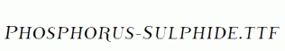 Phosphorus-Sulphide.ttf